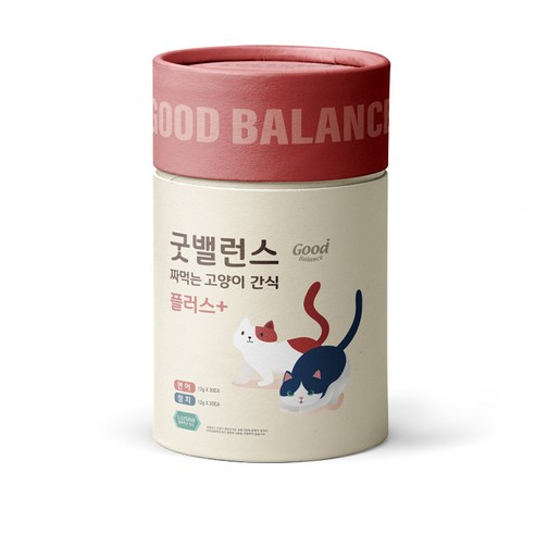 굿밸런스 짜먹는 고양이 간식 플러스 60p