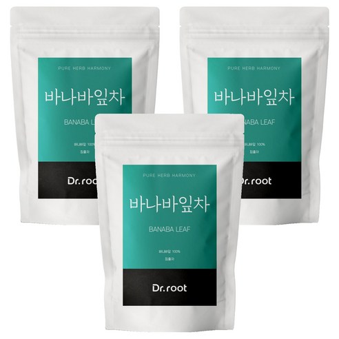 닥터루트 바나바잎 차 삼각티백, 1.2g, 25개입, 3개