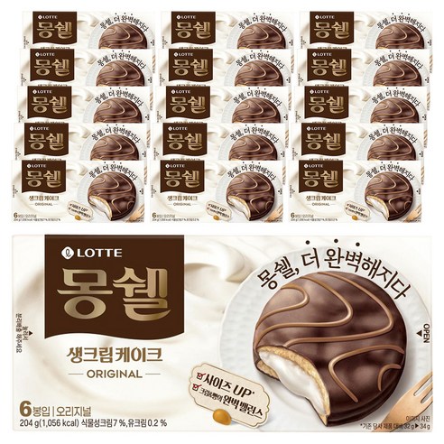 몽쉘 오리지널 생크림 케이크 6p