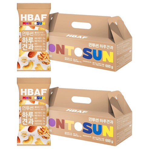 바프 먼투썬 하루견과 베이지 30p 세트