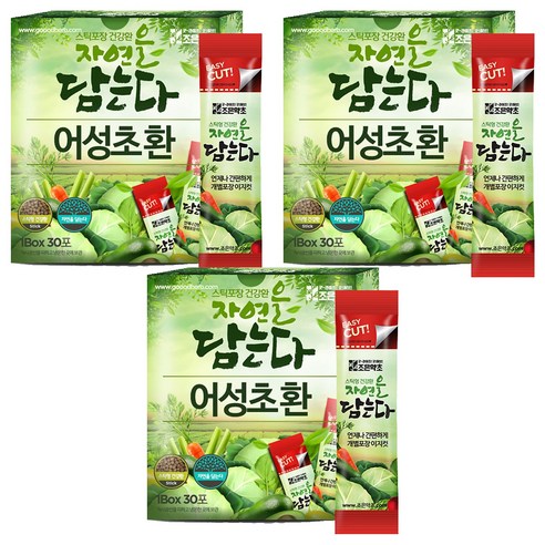조은약초 어성초환 스틱, 3개, 90g