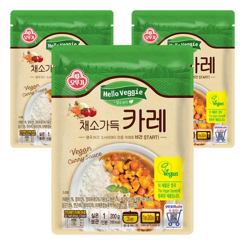 오뚜기 헬로 베지 채소 가득 카레
