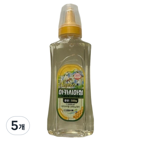소울백서 아카시아 청 꿀, 500g, 5개