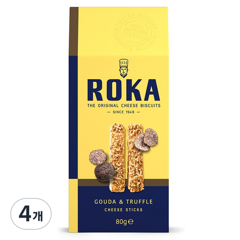ROKA 고다 치즈 스틱 트러플, 80g, 4개