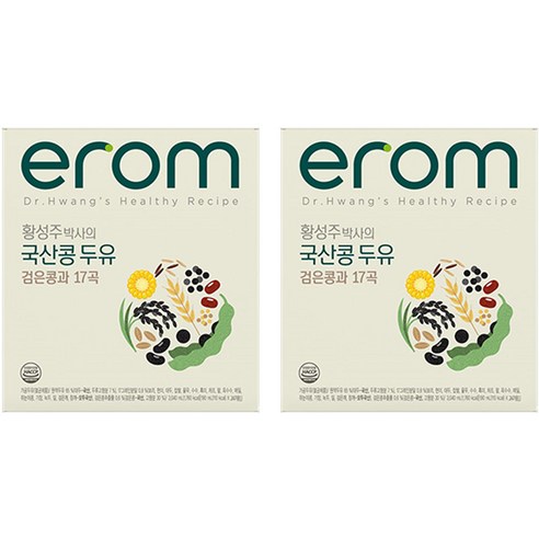 이롬 황성주 박사의 국산콩 두유 검은콩과 17곡