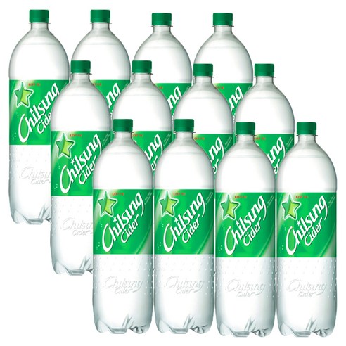 롯데 칠성사이다 1.25L 12페트 업소용 식당 대용량 탄산음료 박스, 1.25L, 12개