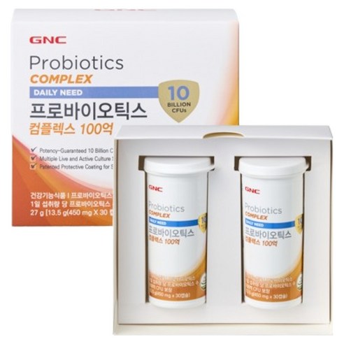 GNC 프로바이오틱스 컴플렉스 100억 60p