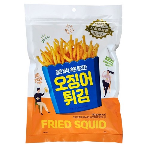 정화식품 오징어 튀김, 120g, 1개