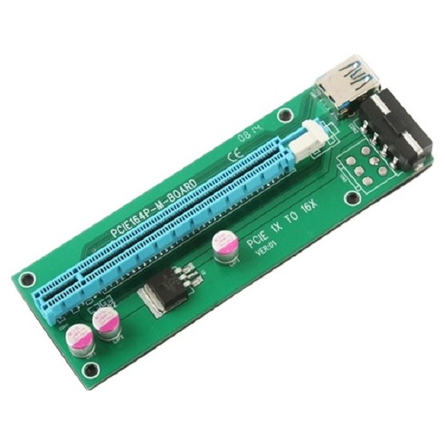 컴스 Express PCI 비트코인 채굴전용 아답터 키트 PCIE 1X TO 16X