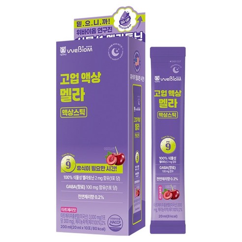 위바이옴 정품 고업 액상 멜라 10p, 1개, 200ml