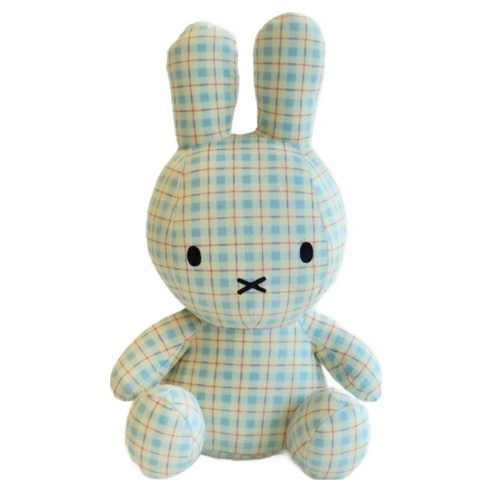 매니어리틀 미피 인형, 1개, 크림체크, 30cm