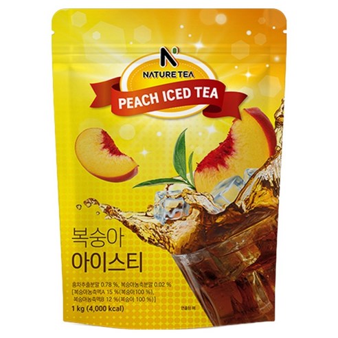 네이쳐티 복숭아아이스티, 1kg, 1개입, 1개