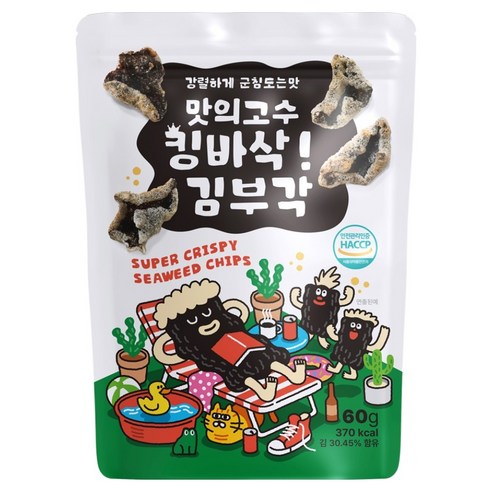 맛의고수 킹바삭 김부각, 60g, 1개