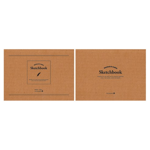 모닝글로리 4000 중고생 스케치북, 8절, 2개, 25매