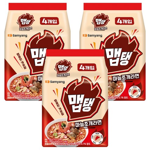 맵탱 마늘조개라면 110g