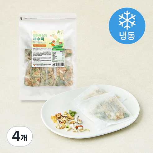 [로켓프레시] 엄마애바다 엄마애손맛 채수팩 10개입, 4개, 100g
