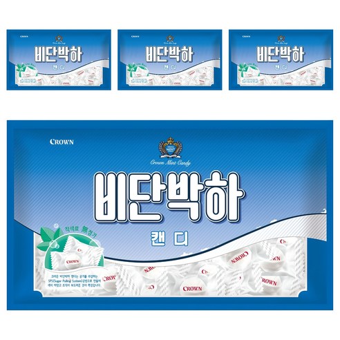 크라운 비단 박하 캔디