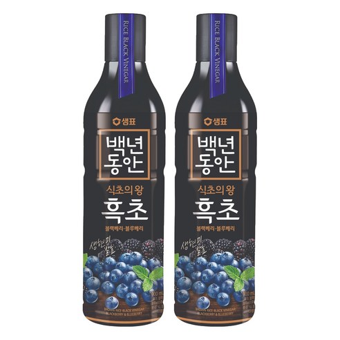샘표 백년동안 현미발효 흑초 블랙블루베리