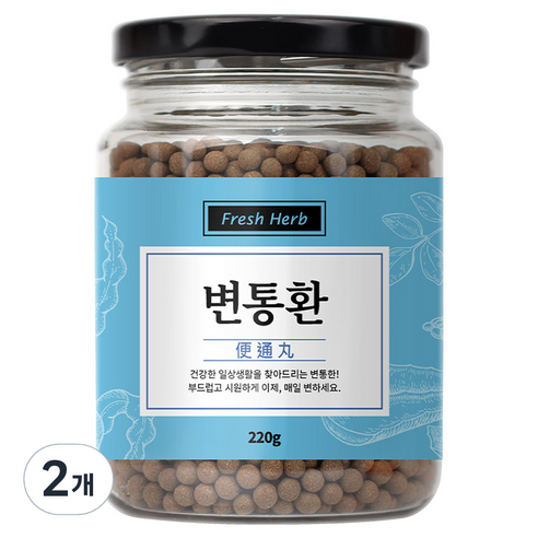 신선약초 변통환 알로에베라 차전자피 함초 다시마, 220g, 2개