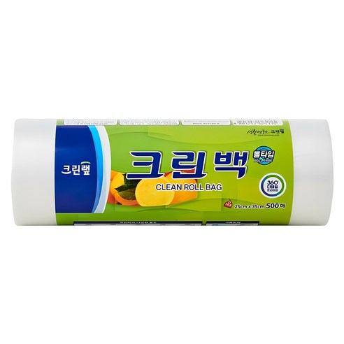 크린랩 롤백 25cm x 35cm, 중(M), 500개입, 1개