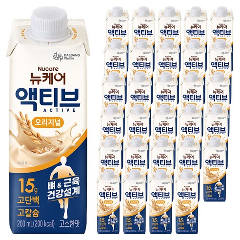 뉴케어 정품 액티브 오리지널, 200ml, 48개