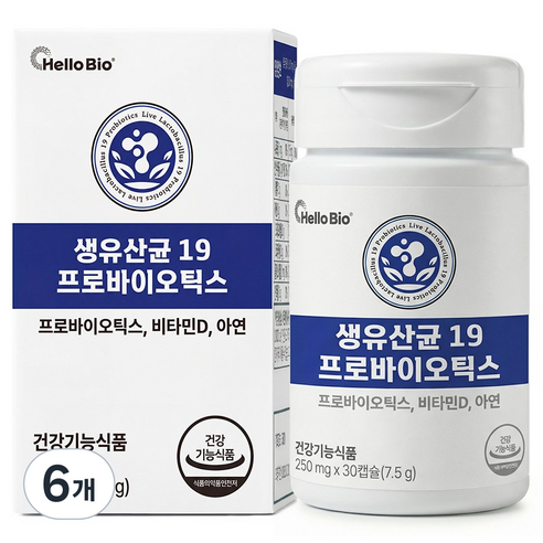 헬로바이오 생유산균 19 프로바이오틱스 7.5g