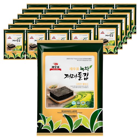 새우표 완도 녹차재래 돌김 전장