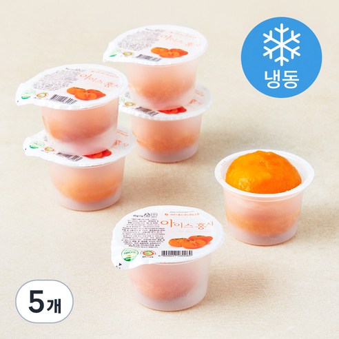 [로켓프레시] 아이스 홍시 6입 (냉동), 360g, 5개