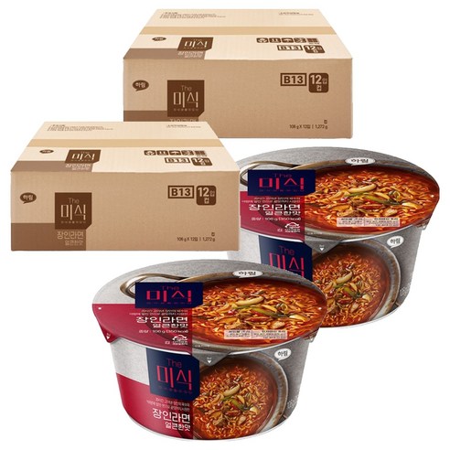 더미식 장인라면 얼큰한맛 컵 106g