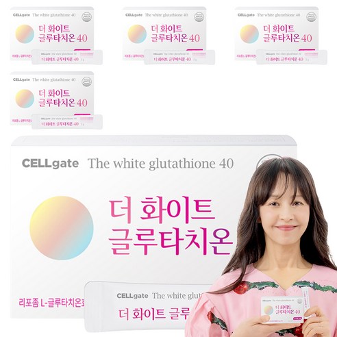 셀게이트 더화이트 글루타치온 40, 60g, 5개