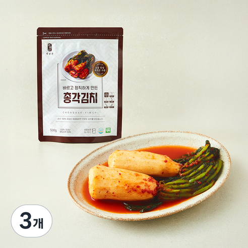 [로켓프레시] 해담촌 전통식품 인증 총각김치