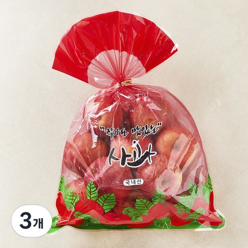 [로켓프레시] 프레샤인 당도선별 작아도 맛있는 꼬마 사과, 1.5kg, 3봉