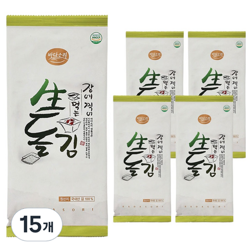 바다소리 장에찍어먹는 생돌김 반절