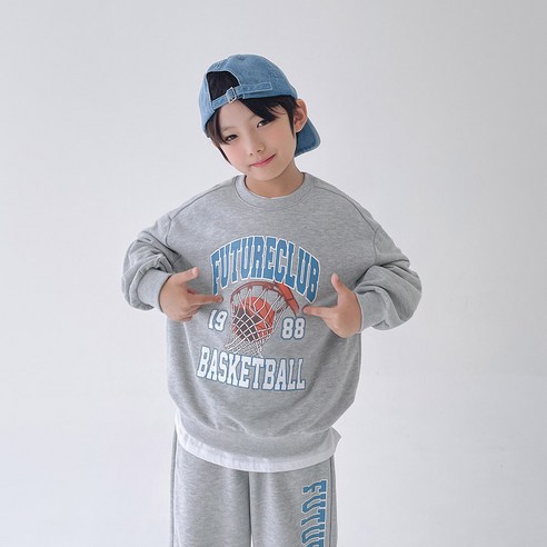 베리클로젯 주니어 아동용 베스킷 클럽 상하의 세트