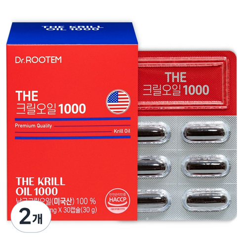 닥터루템 정품 THE 크릴오일 1000