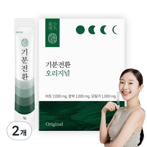 생활약속 기분전환 오리지날 20p, 80g, 2개