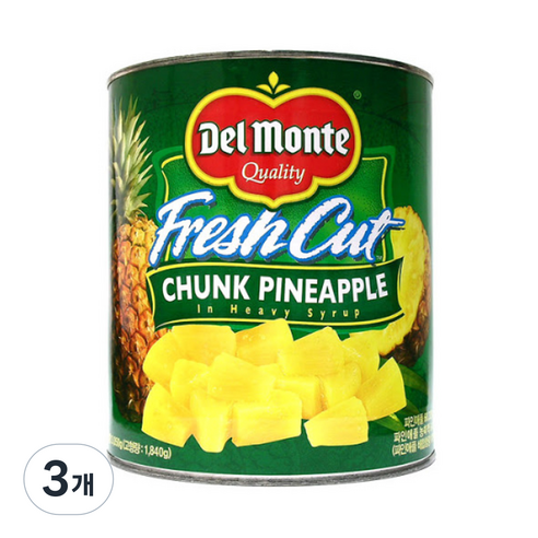 델몬트 파인애플 통조림 청크