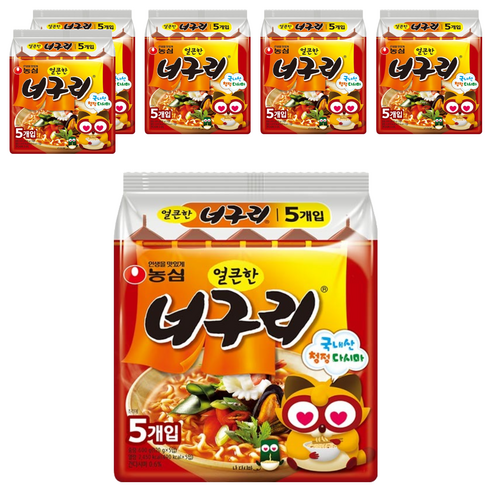 농심 얼큰한 너구리 120g