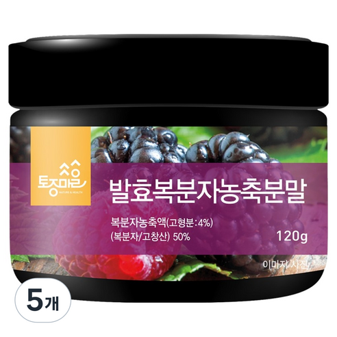 토종마을 발효복분자농축분말 국산 고창산