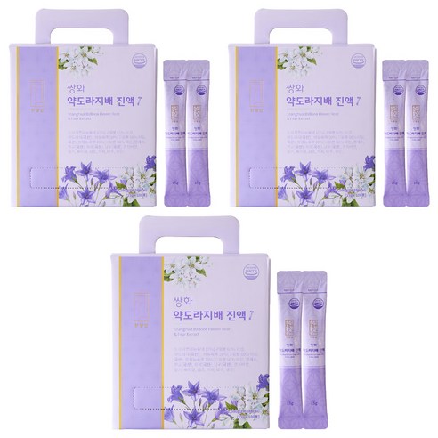 천양삼 쌍화 약도라지배 진액스틱, 15g, 100개입, 3개
