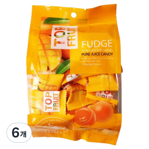 탑플릇젤리 망고맛, 320g, 6개