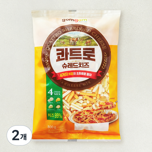 [로켓프레시] 곰곰 콰트로 슈레드치즈