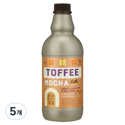 복음자리 토피모카 라떼, 5개, 1.8kg, 1개입