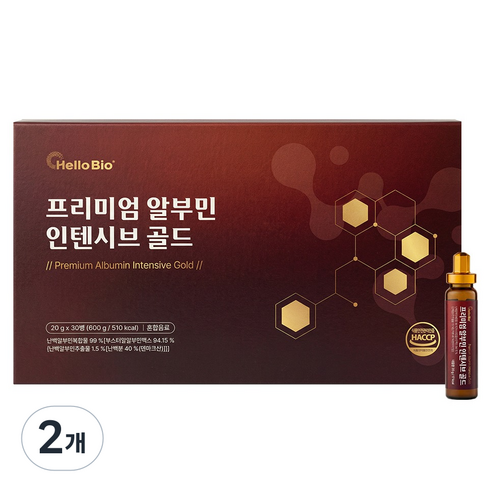 헬로바이오 프리미엄 알부민 인텐시브 골드 30p