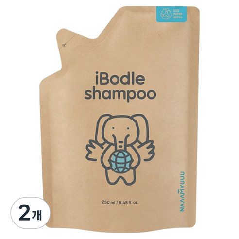 아이보들 유아 샴푸 리필, 250ml, 2개