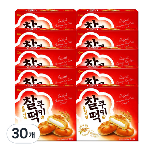 청우식품 찰떡쿠키 오리지날 10P