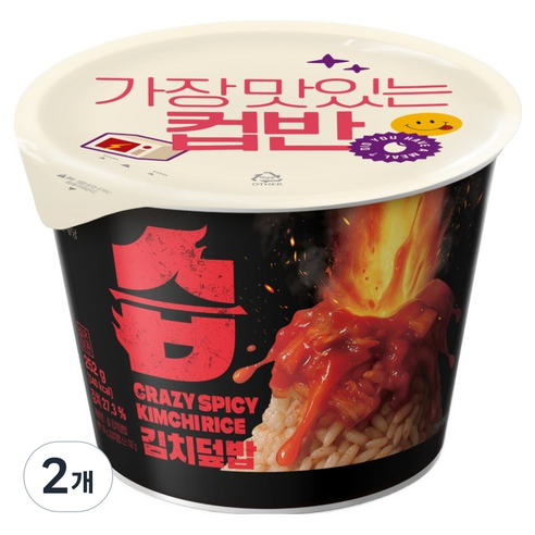 CJ제일제당 습 김치덮밥 컵밥