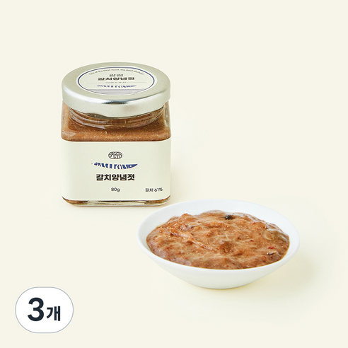 [로켓프레시] 광령 갈치 양념젓, 80g, 3개