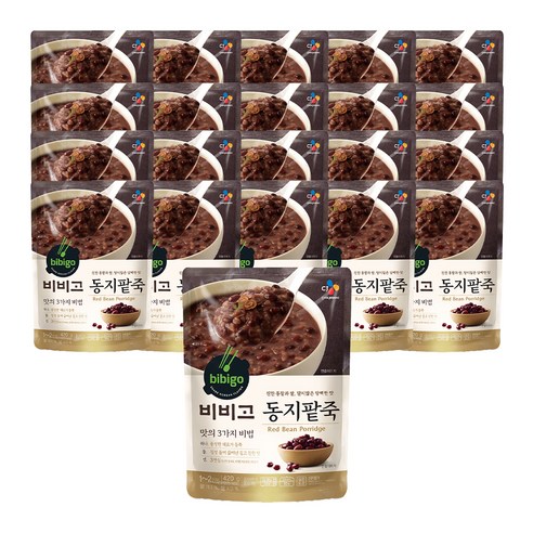 비비고 동지팥죽, 420g, 21개