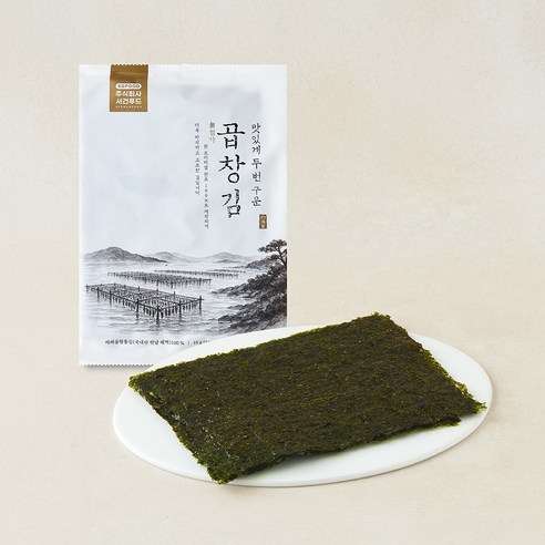 [로켓프레시] 맛있게 두번구운 곱창김, 2.5g, 1개, 6개입